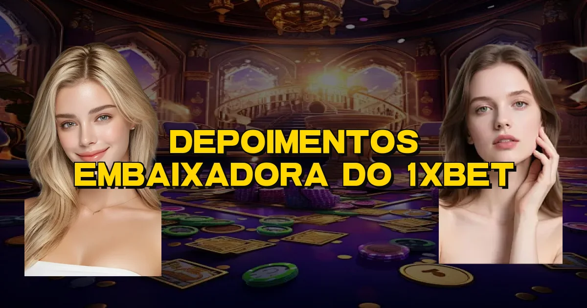 Depoimentos Embaixadora Do 1Xbet Oficial