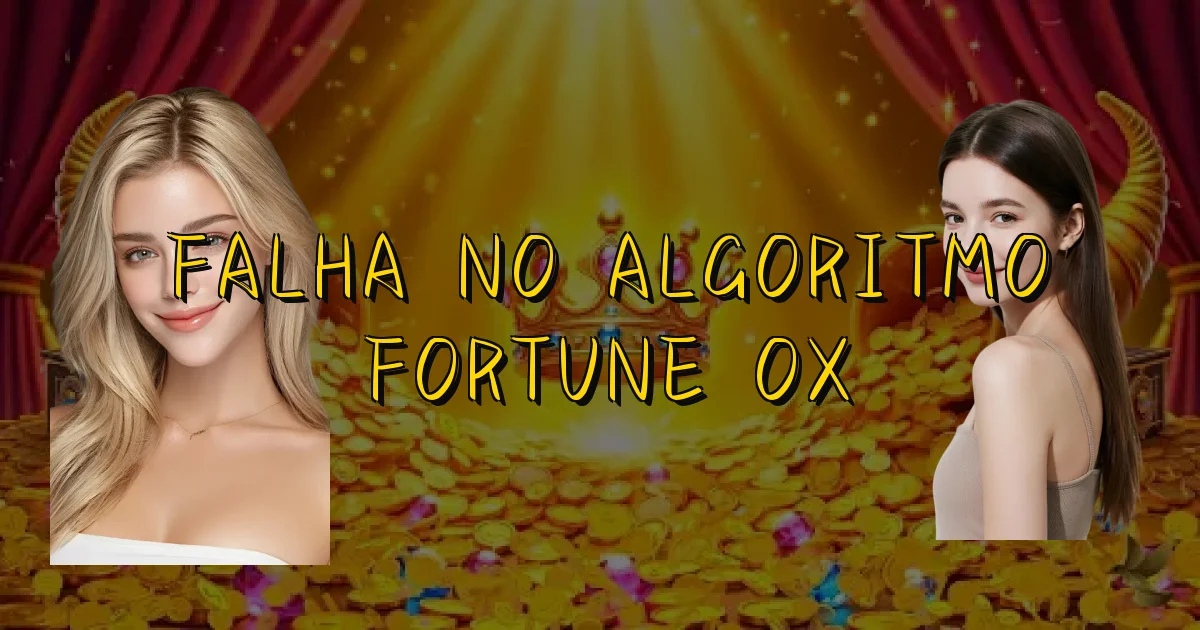 Falha No Algoritmo Fortune Ox Oficial