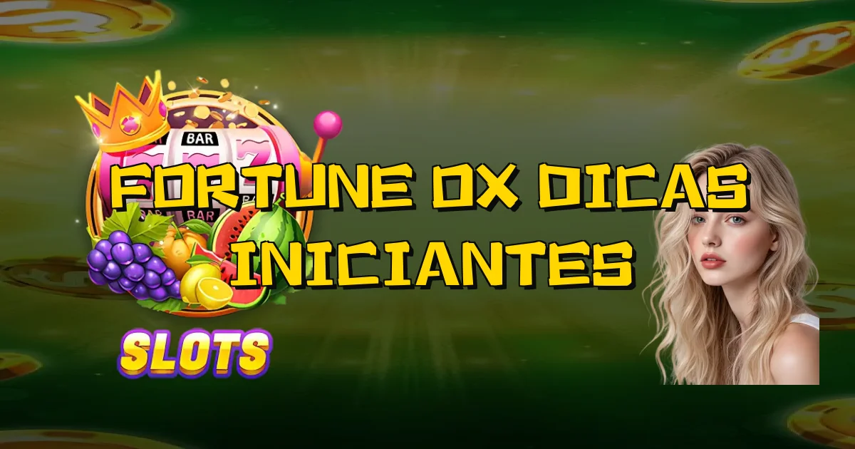 Fortune Ox Dicas Iniciantes Oficial