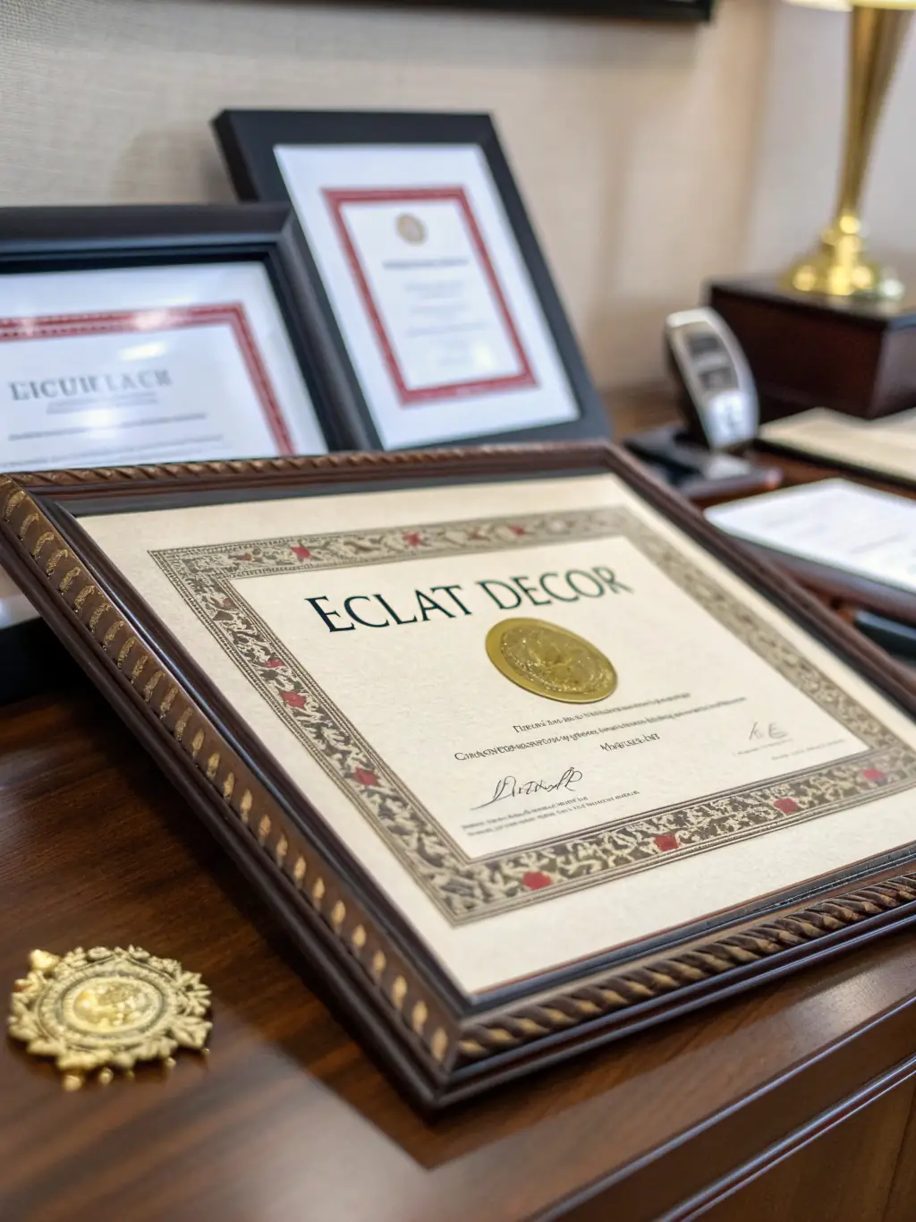 An image showcasing various awards and certifications related to online gaming and security, highlighting PIN8's commitment to excellence and compliance.